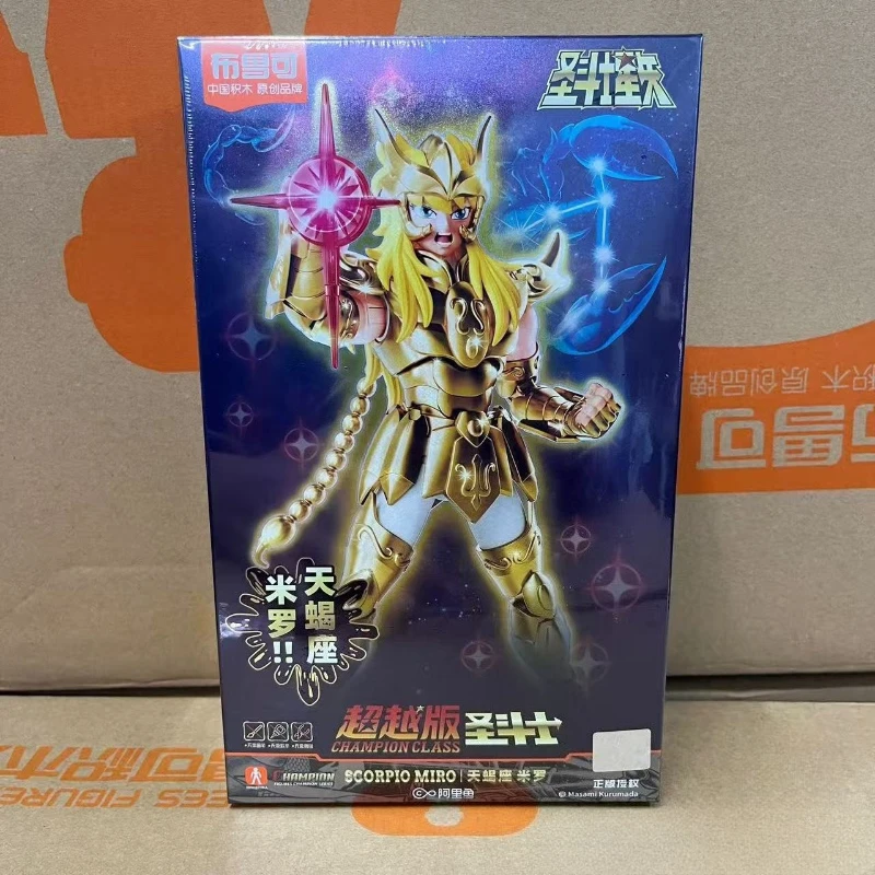 

Original Studio Exquisite Gifts Hand-made Scorpio Milo Dolls Saint Seiya Collectible Ornaments Assembly Models Decorations