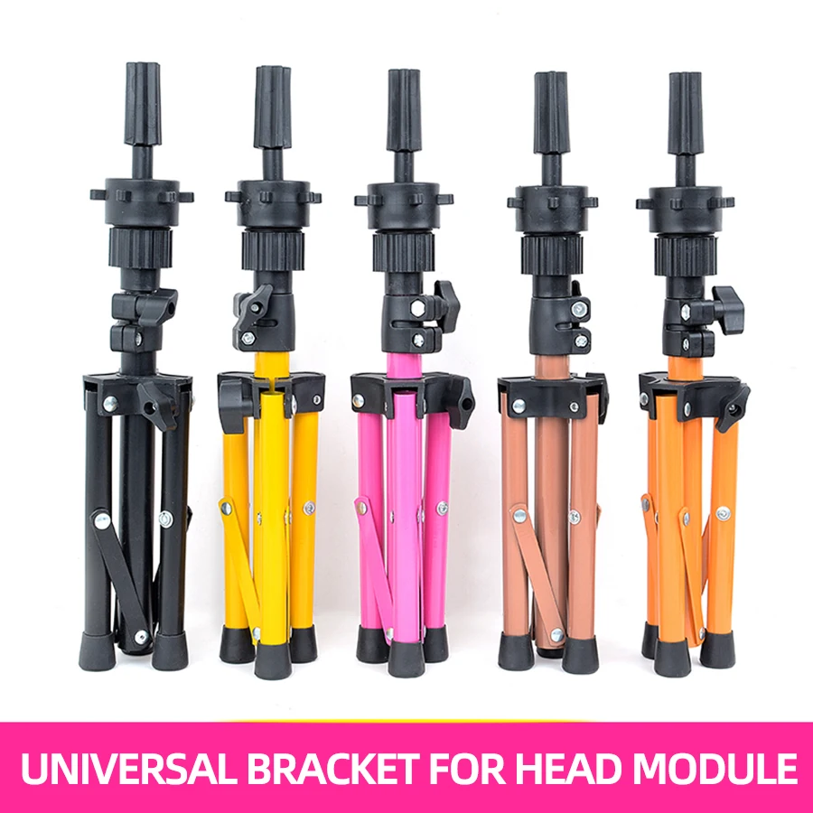 

Wig Stand Tripod, for Hairdressers to Practice Display with Mannequins Beauty Dolls Training Head Adjustable Metal Stand