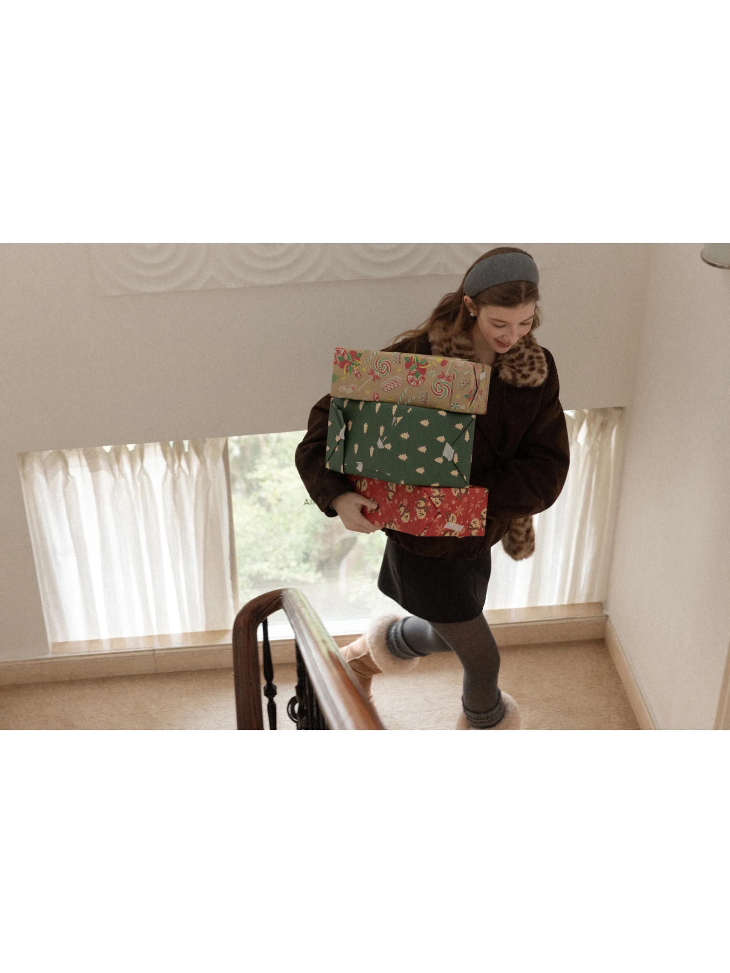 Jaqueta Feminina de Inverno Casual Quente com Estampa de Leopardo em Camurça, Modelo Slim