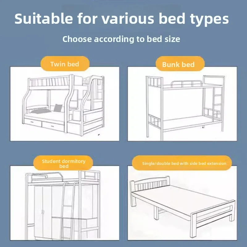 Portable Folding Mosquito Net Easy Installation No Need for Installation New 2025 Model Student Dormitory Top Bunk Bed Use