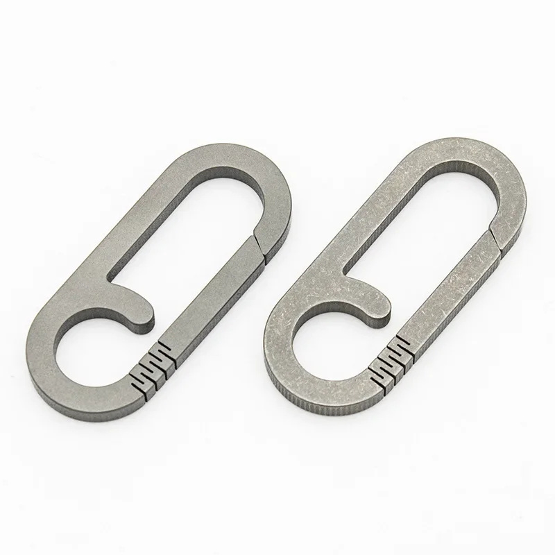 EDC Outdoor Retro Titanium Alloy Keychain Portable Camping Tools