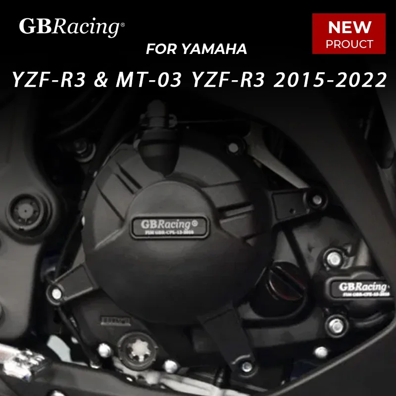 

MOTO Engine Protection YZF-R3 & MT-03 Engine Cover Motorcycle Protection Covers Protective Case Set 2015-2022