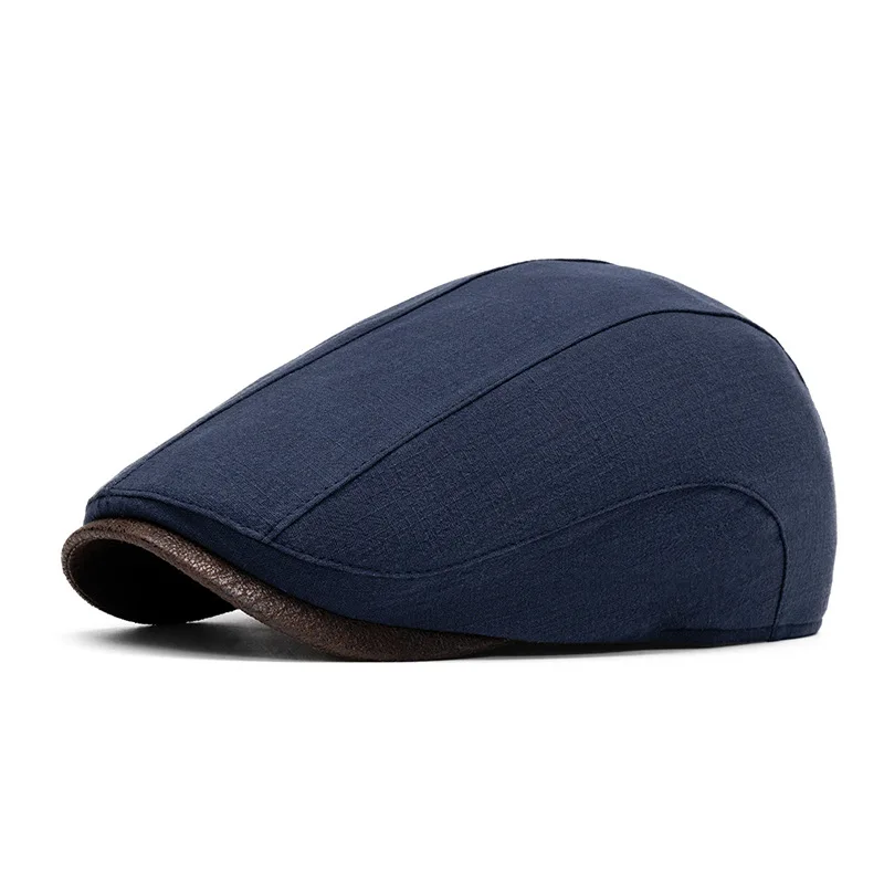Classic Soft Cotton Newsboy Caps Men Women England Stylish Cabbie Hat Paperboy Retro Berets Hats Driver Boina Hombre Flat Cap