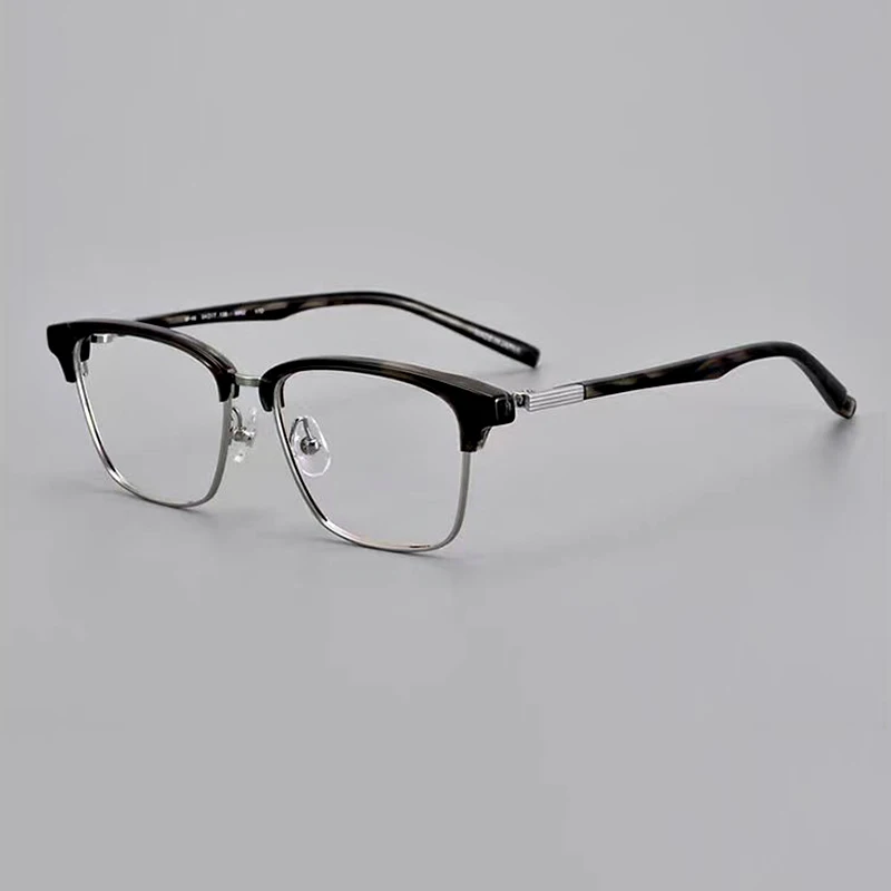 High quality hand-made alloy men's frames Business casual designer brand classic all-match reading mirror women's frames