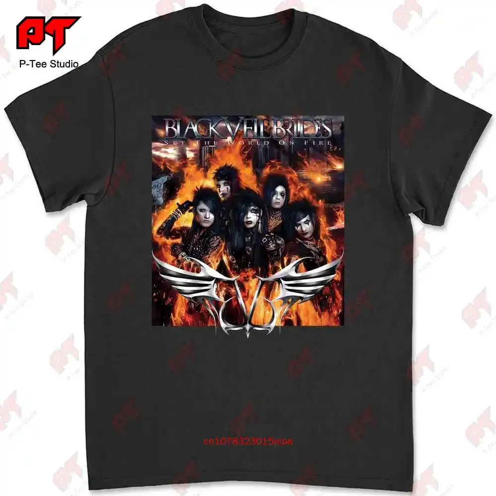 Black Veil Brides T Shirt Set The World On Fire New Fullsizes X9PW