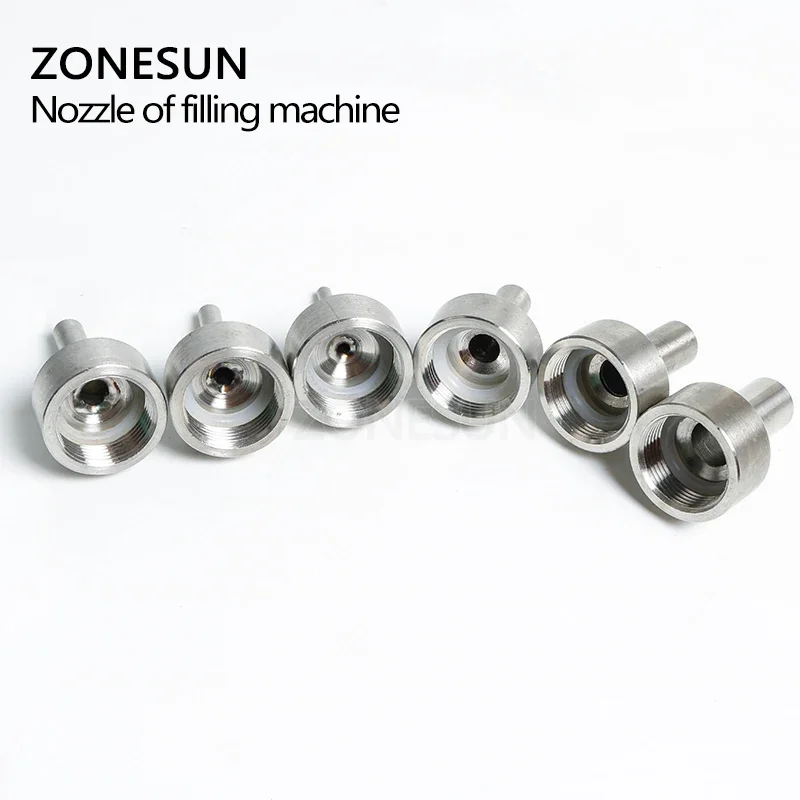 ZONESUN-piezas de boquilla de máquina de llenado de pasta líquida, accesorios para G1, 4mm, 6mm, 8mm, 10mm, 12mm, 14mm