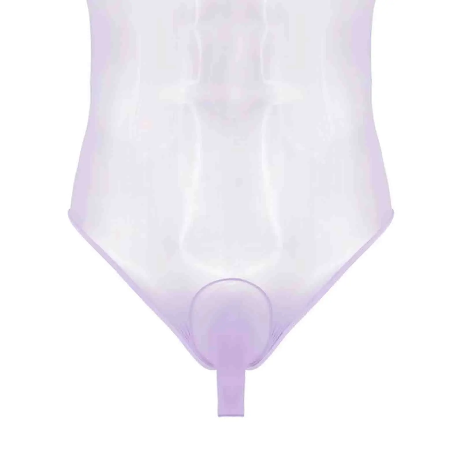 

Men's Lingerie Ultra Thin Pajamas Teddies Opening Pouch High Cut Leotard Sissy See Through Sheer Thin Erotic Dating Nightwear