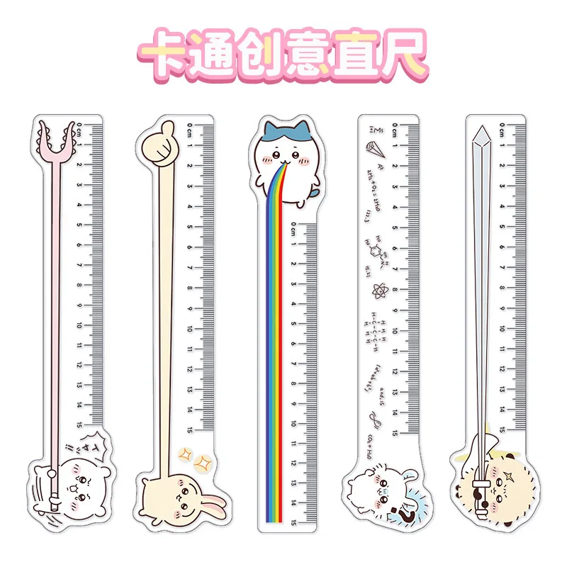 

Chiikawa Hachiware Usagi мультфильм Straightedge пародия анимация периферийные устройства студенческие канцелярские принадлежности школьные принадлежности правила Straightedge