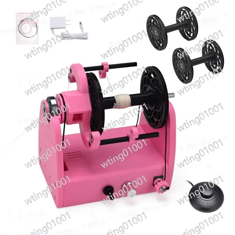 Electric Wool Spinning Wheel Type C Rechargeable Handheld Yarn Spinner Compact Flexible Wool Thread Twisting Spinning Machine