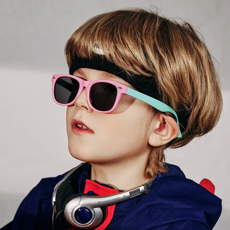 New Children's Color Matching Sunglasses For Boys Girls Version UV Resistant BaBy Summer SunShades