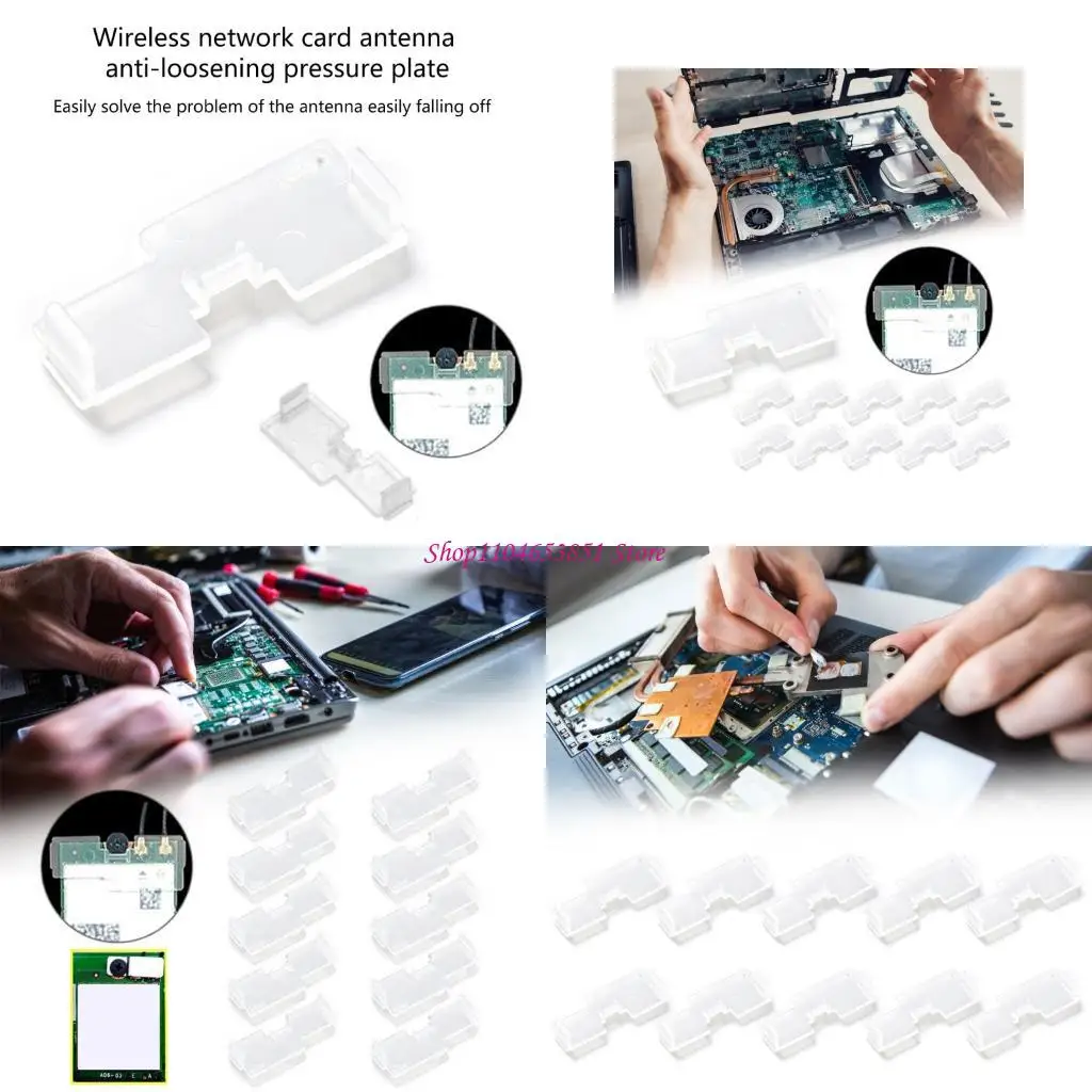 M.2 Networking Card Antennas Cable Locking Press Plate For Laptops Computer Metal Plastic Material