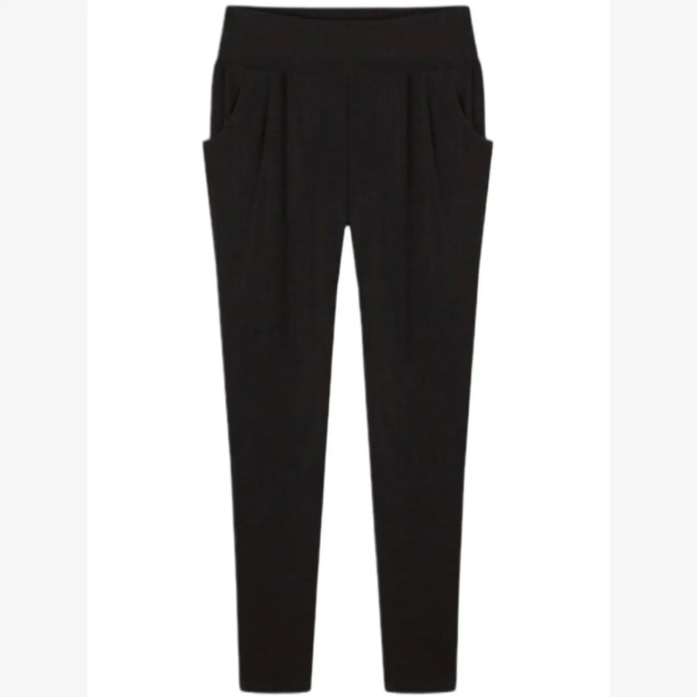 Pantaloni casual larghi da donna taglie forti 6XL Pantaloni slim fit Comodi leggings larghi Design asimmetrico Commute Sle