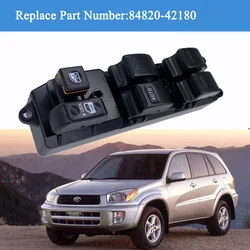 Front Left Driver Master Window Control Switch Lifter Regulator Button for Toyota Camry 2.4L 3.0L Sienna RAV4 2.0L 2001-2005