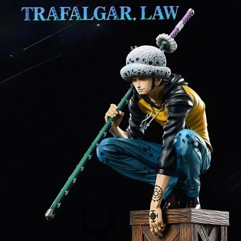 

21cm/8.2inch One Piece Character Trafalgar D. Water Law PVC Action Figure Model Statue Collection Decoration Toys Gift