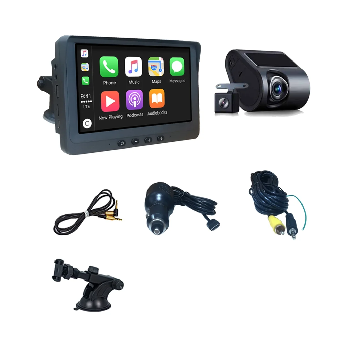 

Car 7 Inch Navigation Central Control Bluetooth Universal Mp5 Wireless Carplay HD