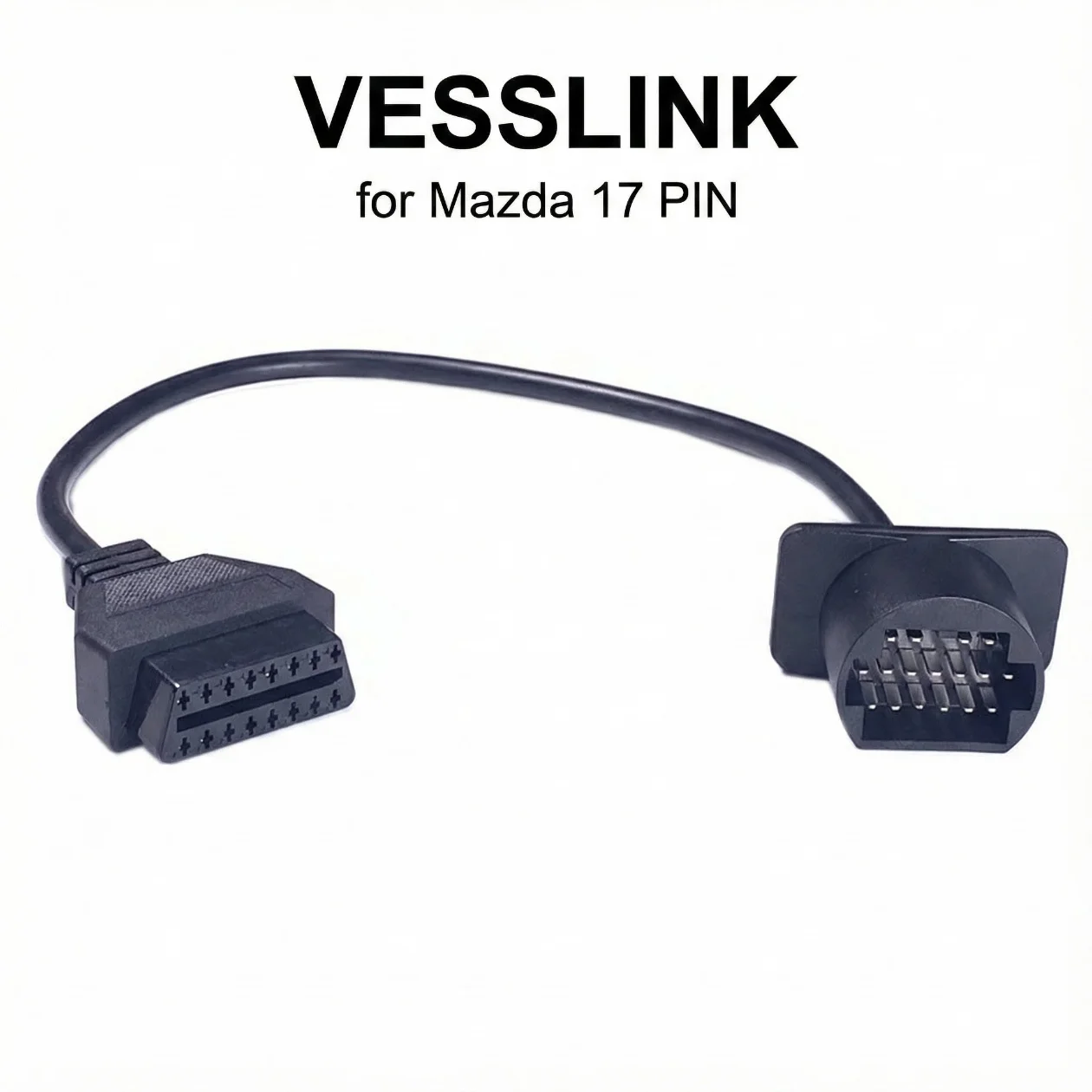 High quality OBD2 Adapter Cable for Mazda 17Pin  Connector OBD2 Car Diagnostic Extension Cable for Mazda 17Pin TO 16Pin Adapter