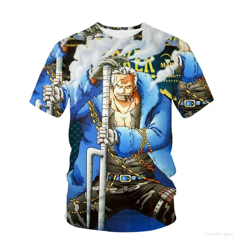 Kids One Piece T-Shirt Chopper Modern Print Summer Casual Boys Clothes Girls Short Sleeve Men Jersey