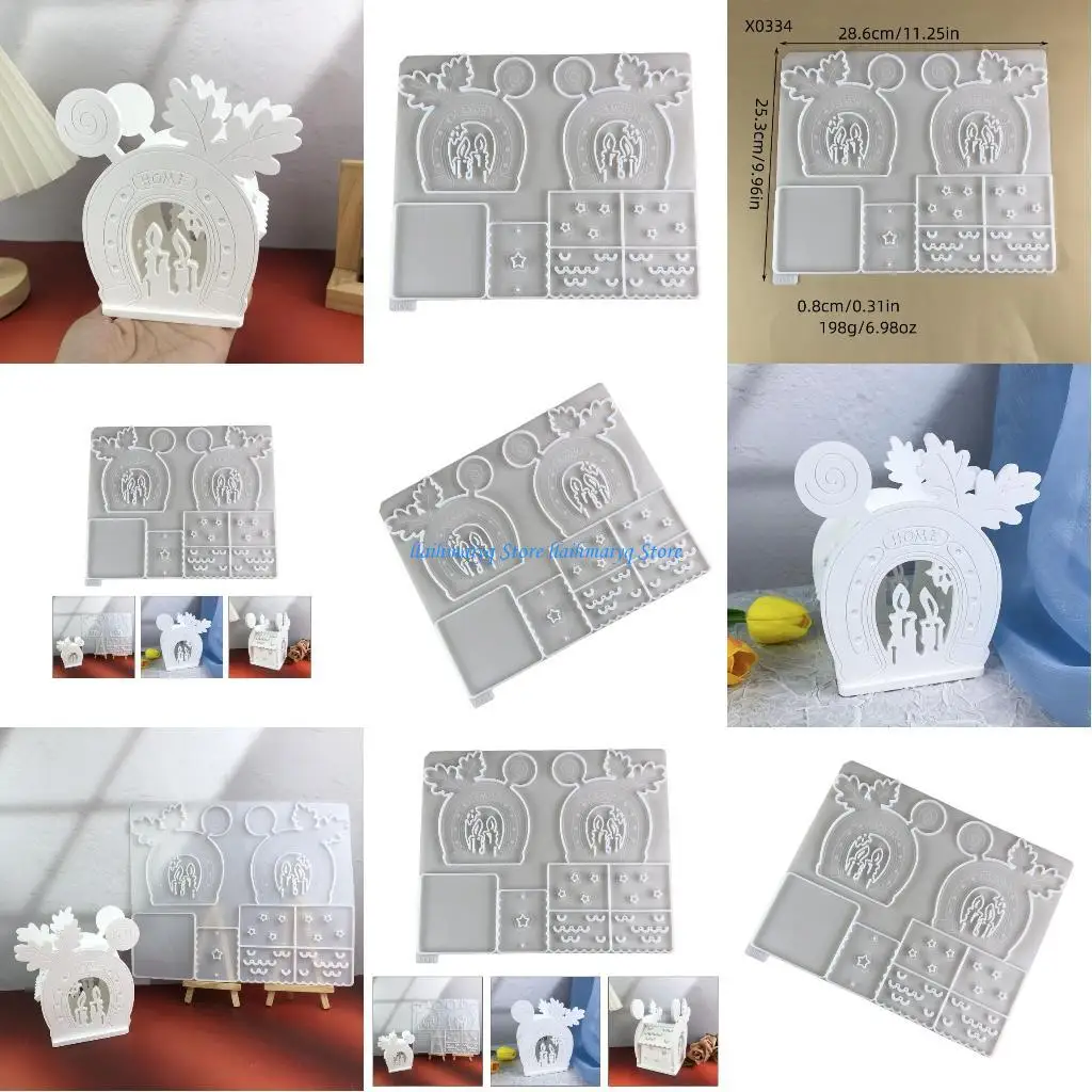 

573b Потрясающая свеча для украшения силиконовой формы для энтузиастов DIY