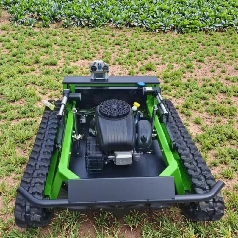 MDE-608-90 Four-stroke remote control crawler mower 900mm professional lawn mower agricultural remote control robot