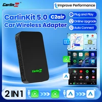 CarlinKit 5,0 C2Air adaptador inalámbrico CarPlay Android Auto Box para coches OEM Plug and Play WiFi Bluetooth conexión automática