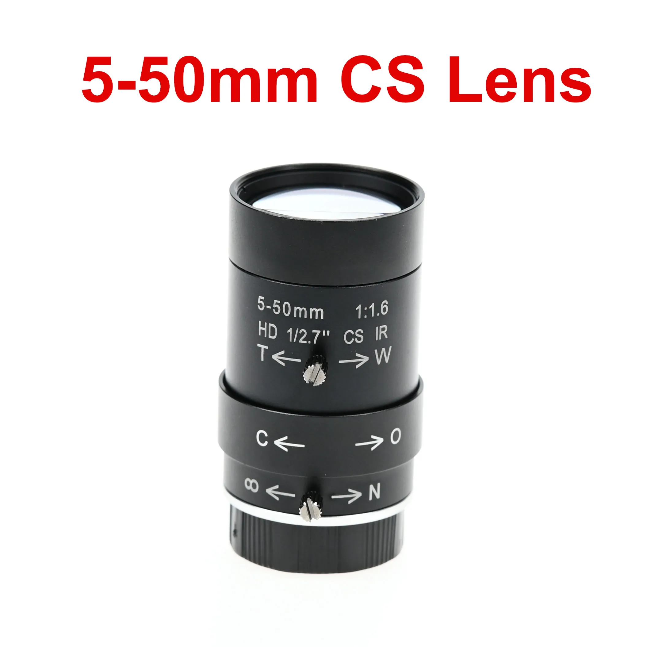 CS Mount Zoom Lens 5-50mm 2.8-12mm Manual Varifocal,For USB Housing Camera