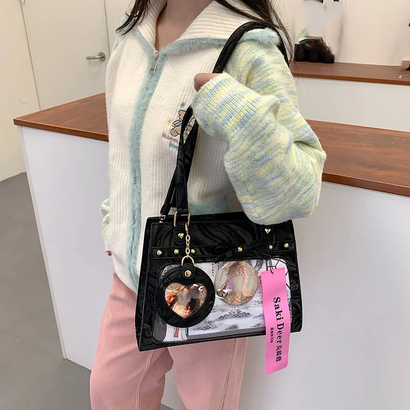 

New Original Design Girl's Cute Ita Bag Street Trendy Fashion Women Shoulder Bag Outing Shopping Party Elegant Ulzzang Handbag