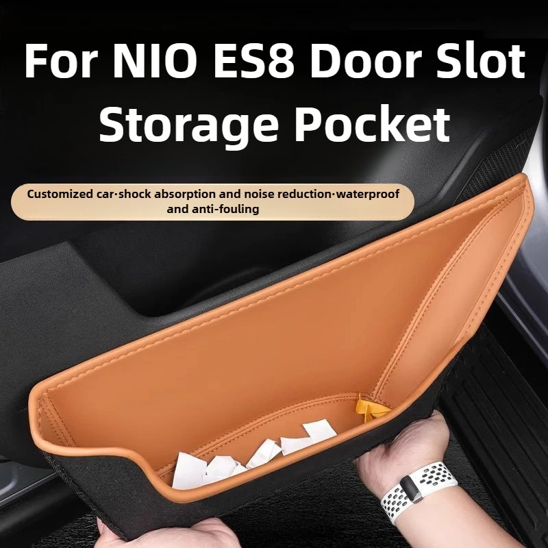 

For NIO ES8 Accessories Car Door Storage Box 2023-2024,Wear-Resistant Eco-Friendly Material Scratch-Resistant Shock-Absorbing