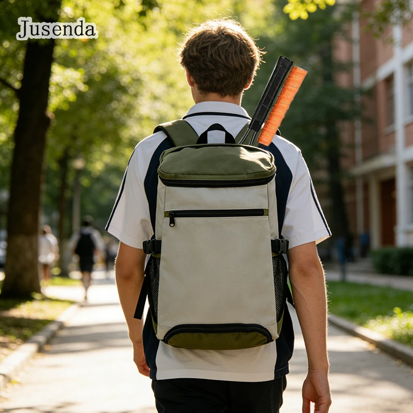 

Сумка для бадминтона с отдельным отделением для ракеток и обуви, водонепроницаемая сумка для тенниса, мужские и женские рюкзаки, профессиональная спортивная сумка для мячей