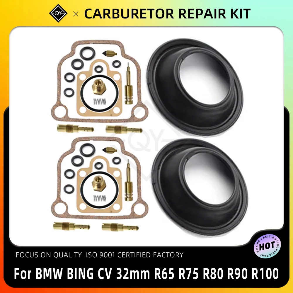Motorcycle Rebuild Kit Carburetor Repair Kit For BMW BING CV 32mm 32 MM R65 R75 R80 R90 R100 R 65 75 80 90 100