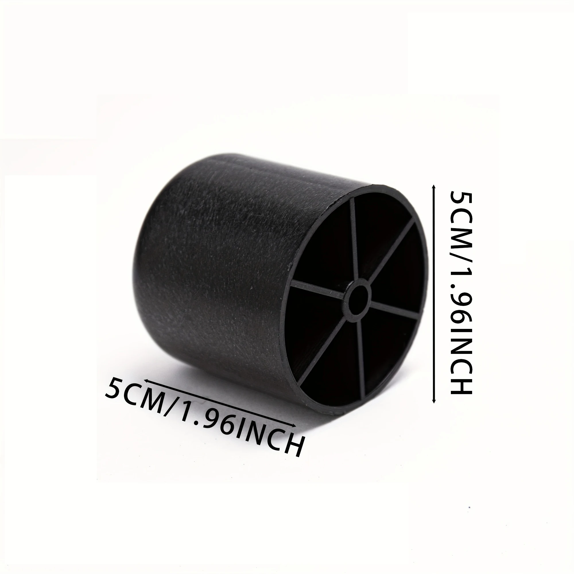 4PCS 5cmx5cm Cylindrical Plastic Sofa Legs Wear-resistant and Easy To Install Sofa Furniture Support Legs