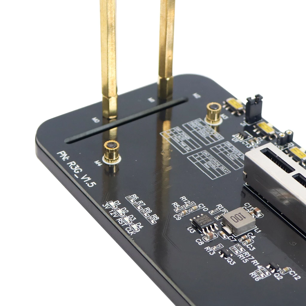 كمبيوتر محمول R43SG M.2 مفتاح M لبطاقة الرسومات الخارجية NVMe دعامة حامل PCIe3.0 x4 كابل الناهض لـ ITX STX NUC VEGA64 GTX1080ti