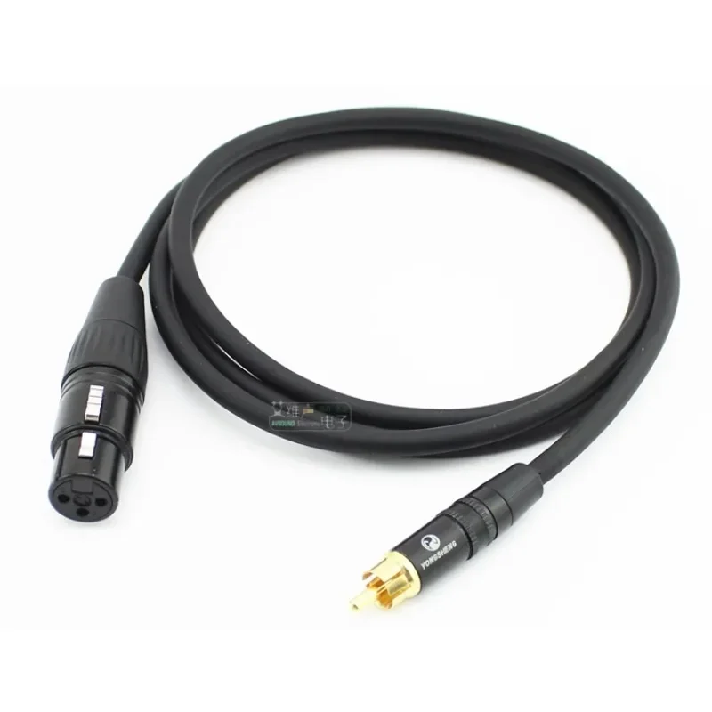 

REAN Audio Signal Balanced Cable RCA To Canon XLR Female Lotus Male Gold-plated XLR Plug AME230 Dual Core Cable