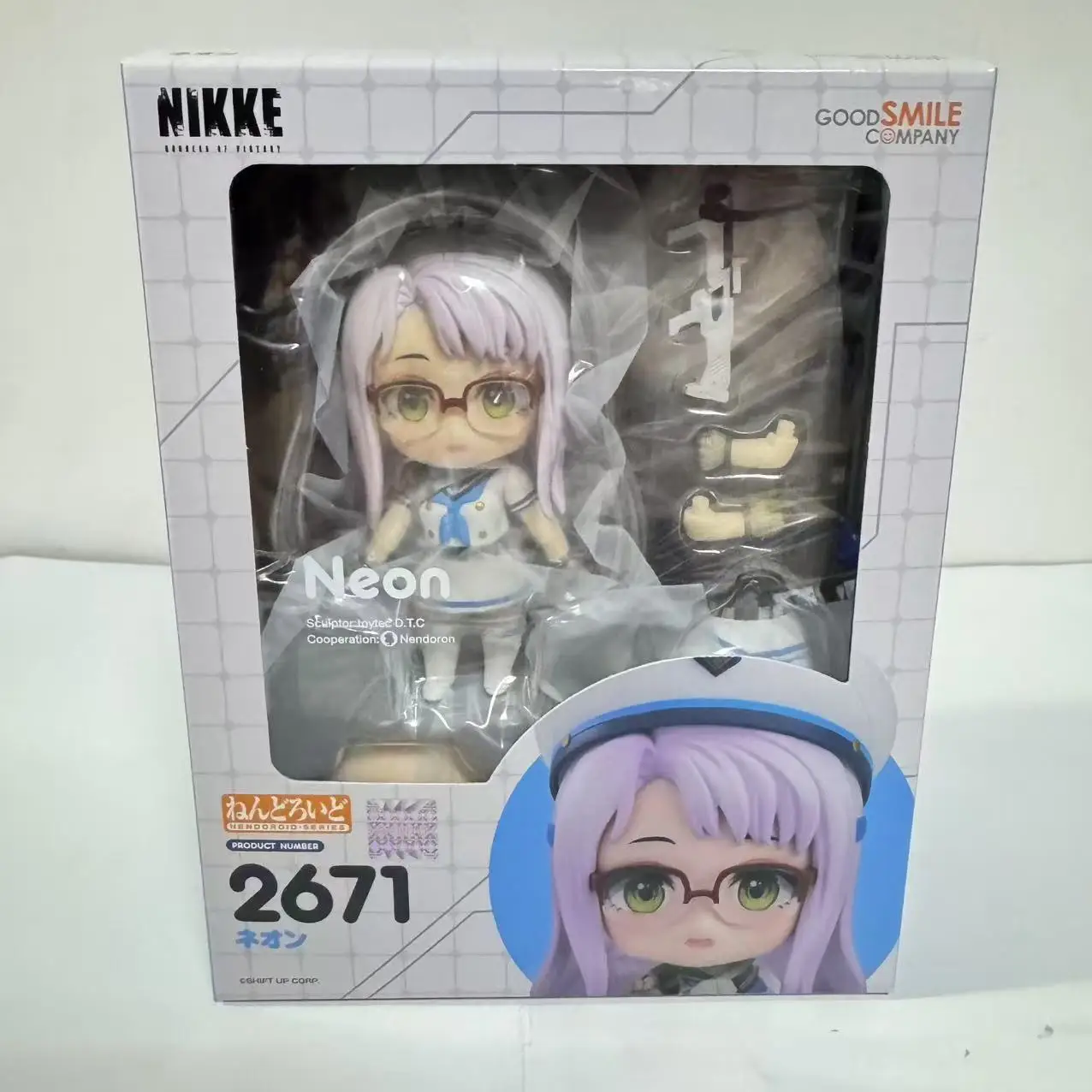 Tersedia Mainan Action Figure Anime Nikke Neon Dewi Kemenangan Asli Koleksi Model PVC Kwaii Q Ver