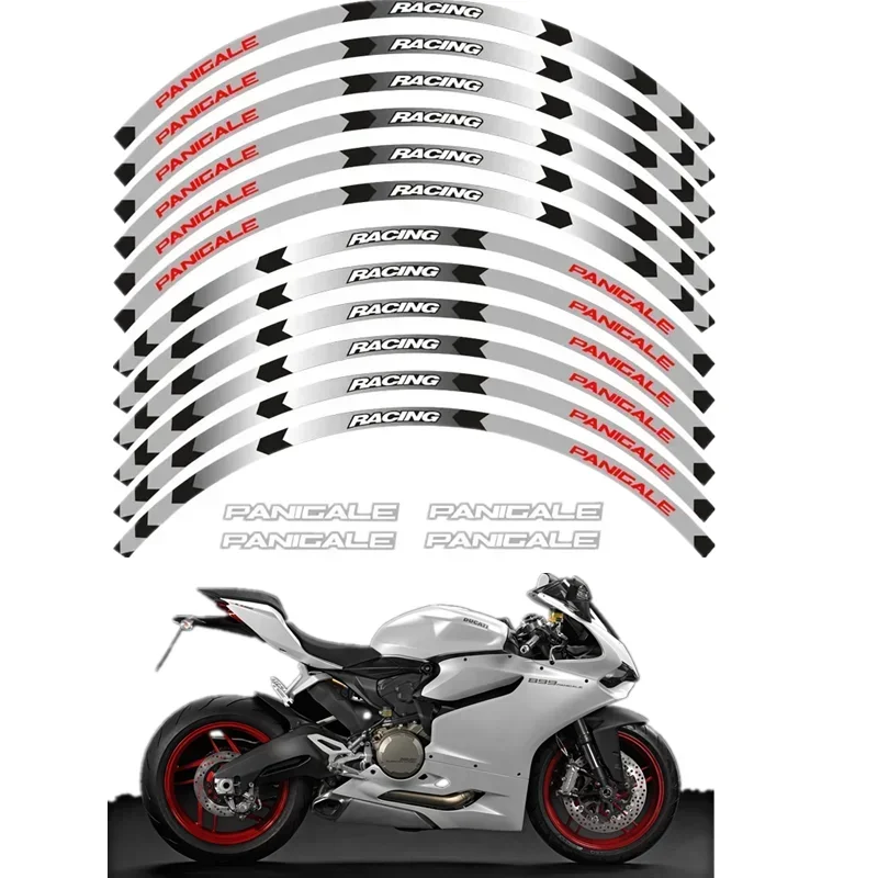 For DUCATI PANIGALE 1199 S 899 1299 S R 959 Motorcycle Parts Contour Wheel Decoration Decal Sticker - 1 MOto