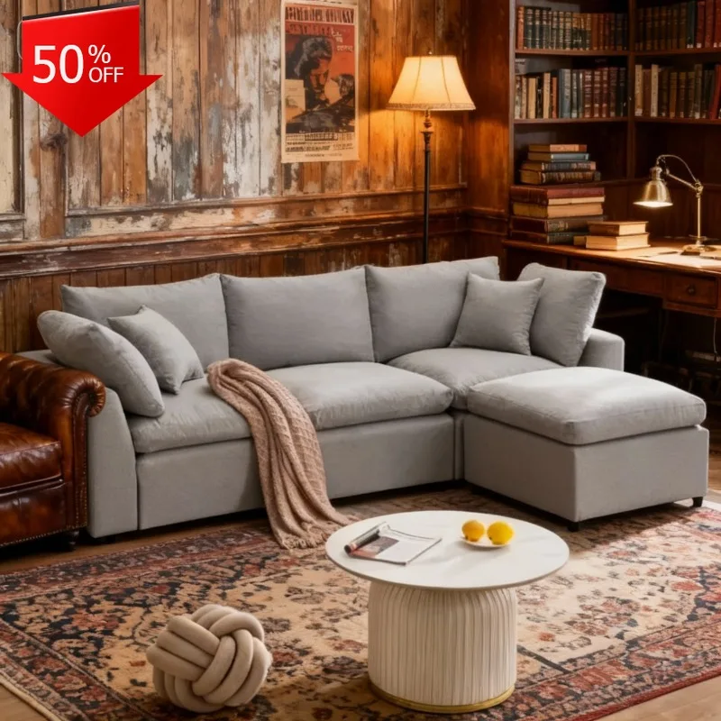 

Cloud Couch Sofa Vacuum Packaging Complete Trade Shows Hotel Furniture Room Bean Bag Sofa Beds Ottoman Armchair Bed Armchairs