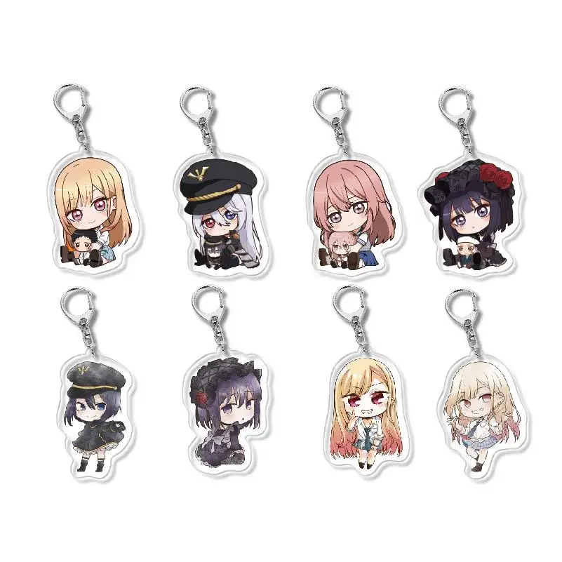 Animation Derivatives Acrylic Key Chain Backpack Pendant Kitagawa Marin Inui Sajuna Gojo Wakana Kawaii Brithday Gift for Friend