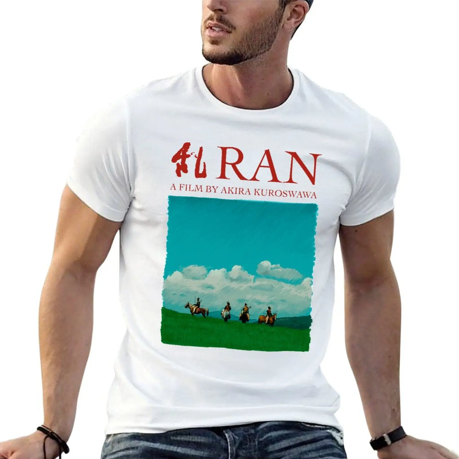 

Kurosawa designer shirts T-Shirt man t t Akira Ran shirt Illustration man cotton by for