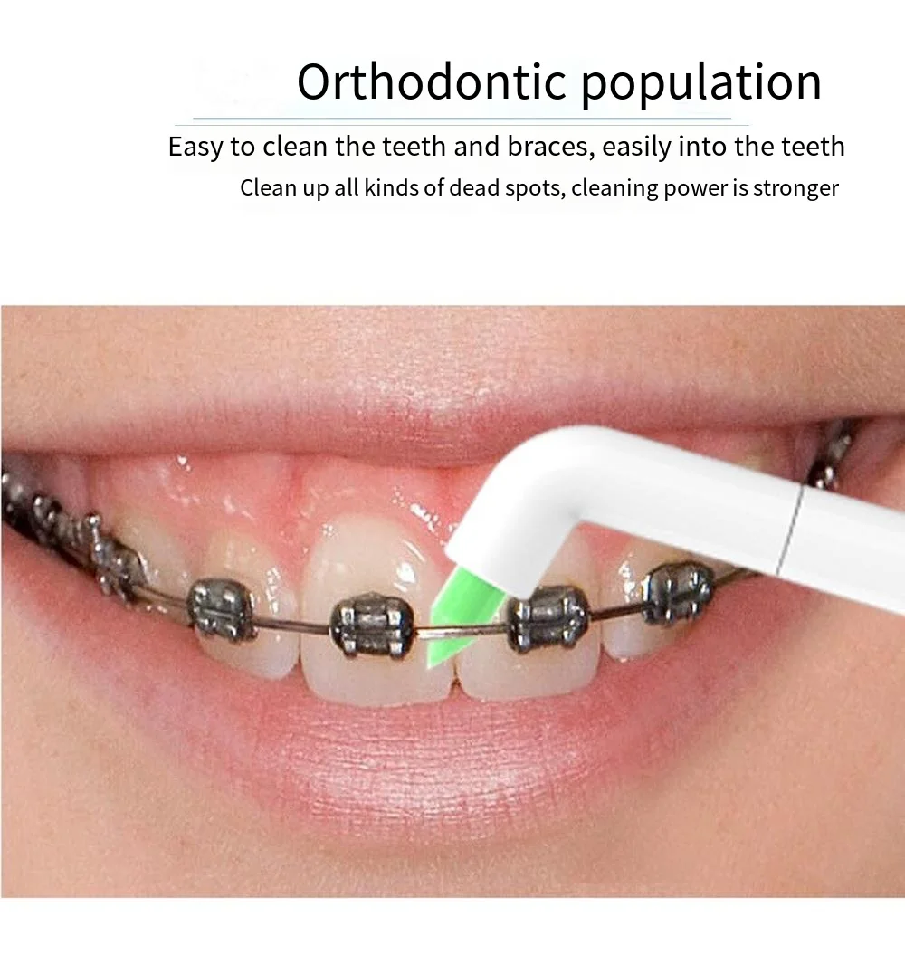 Interdental substituição Toothbrush Heads para Philips Sonicare, Click-on Brush Head System, para aparelhos de limpeza, entre os dentes e costas