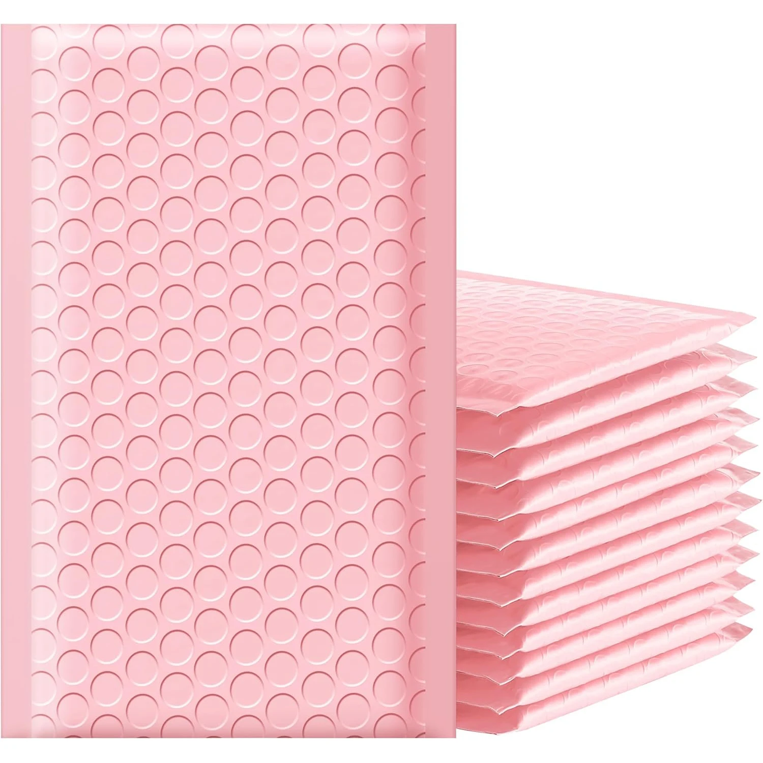 

10 шт./лот, крафт-бумага, пузырьковые конверты, сумки, розовая доставка, почтовая ювелирная упаковка, курьерская упаковка, почтовая подкладка, водонепроницаемая одежда