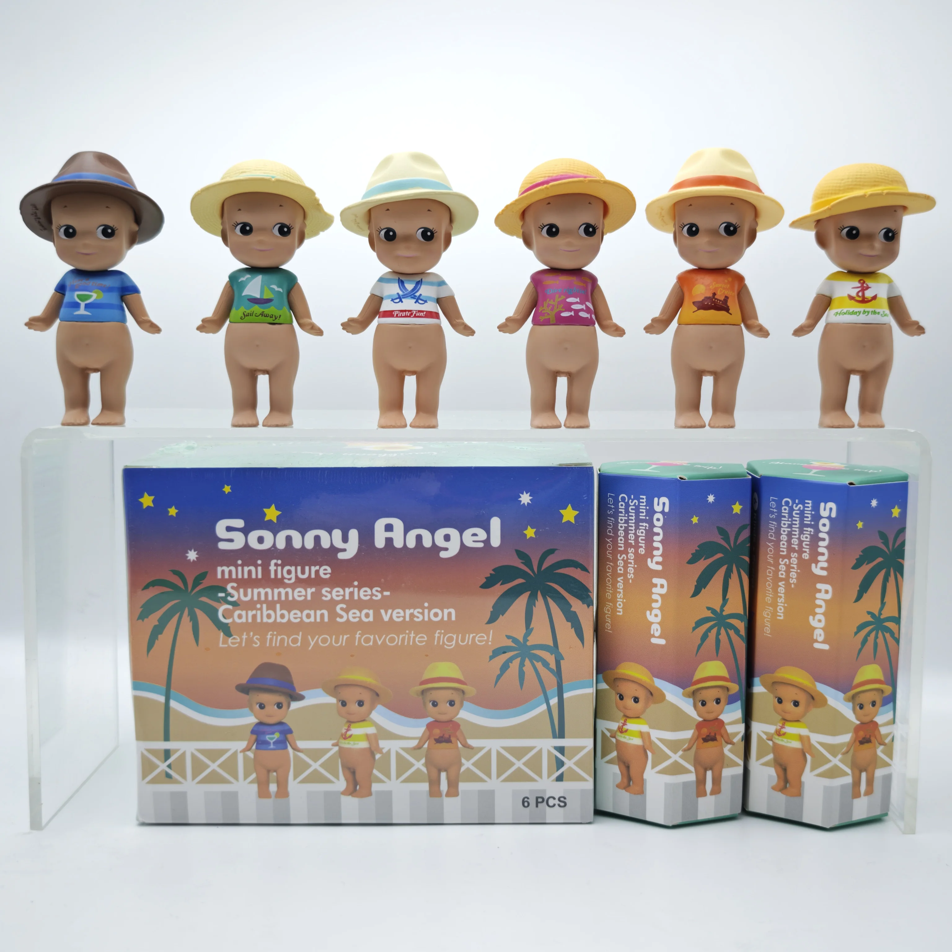 

Sonny Angel Blind Box Toys Summer Series Anime Action Mini Figure Cute Model Doll Ornament Collection Surprise Birthday Gifts