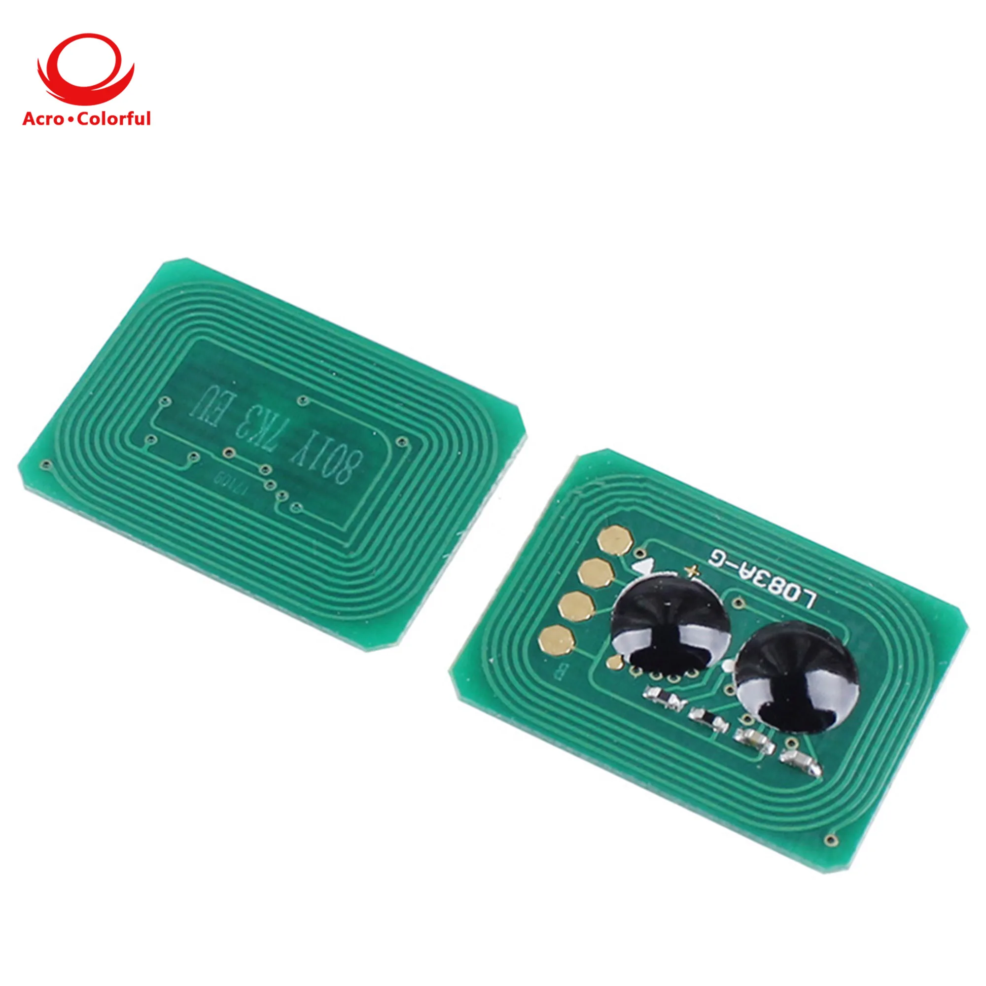 44643004 44643001 44643002 44643003 Toner Chip For OKI C801 C821 Laser Printer Copier Cartridge Refill
