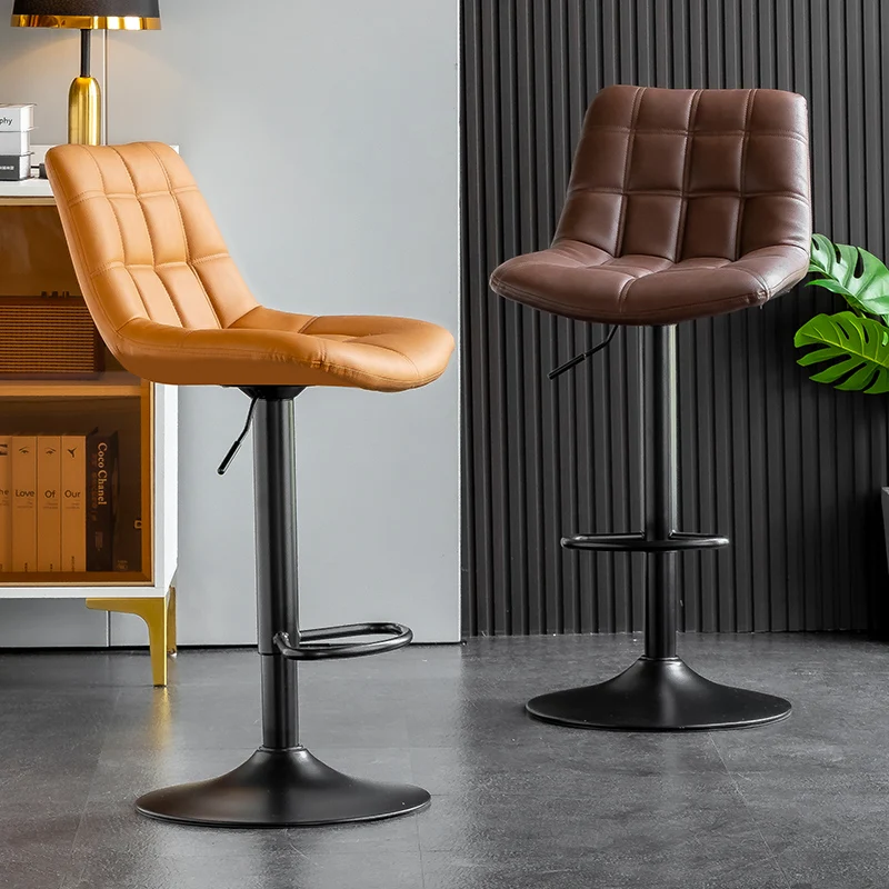 หรูหราอุตสาหกรรมเก้าอี้บาร์Nordic Modern Kitchenสูงเก้าอี้รับประทานอาหารErgonomicปรับSgabello Cucina Altoเฟอร์นิเจอร์บาร์