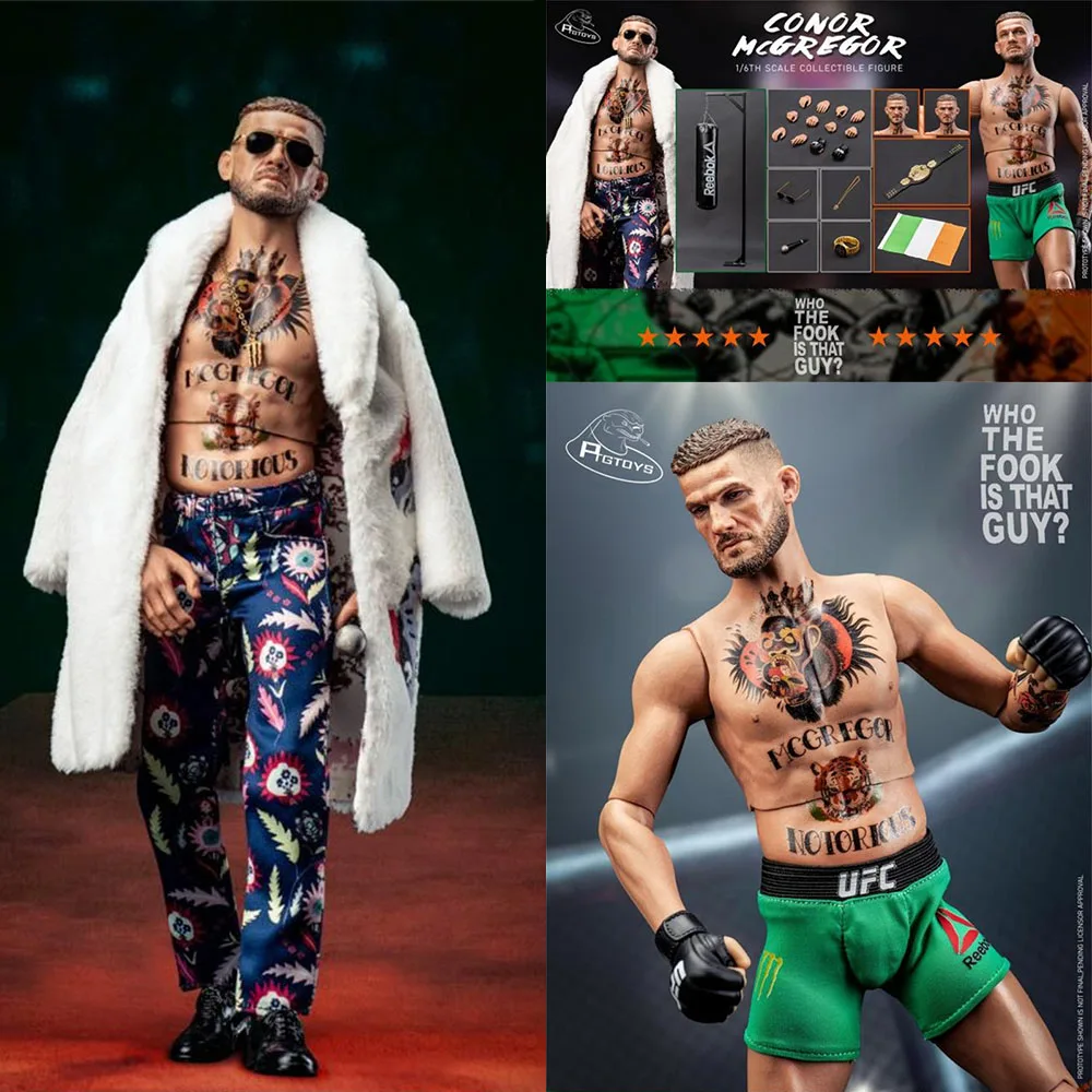 

PTGTOYS PT-8602 1/6 Who the Fook is That Guy Irish Boxing King Connor Mcgregor Full Set Action Figures Model For Collectable