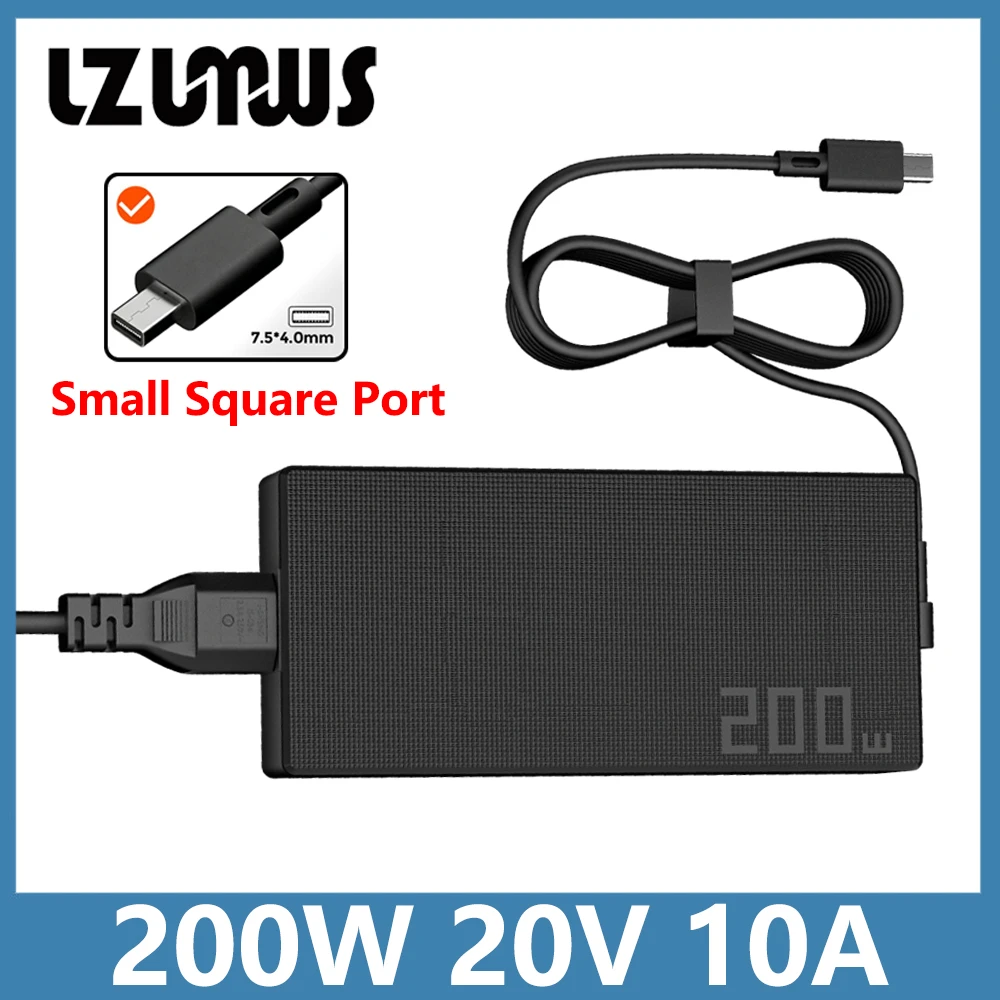 200W USB Laptop Power Adapter for Asus ROG Zephyrus G16 G14 2024 2025 GU605 GA605W GA605 GA403 TUF A14 ProArt P16 PZ/PX13 FA401