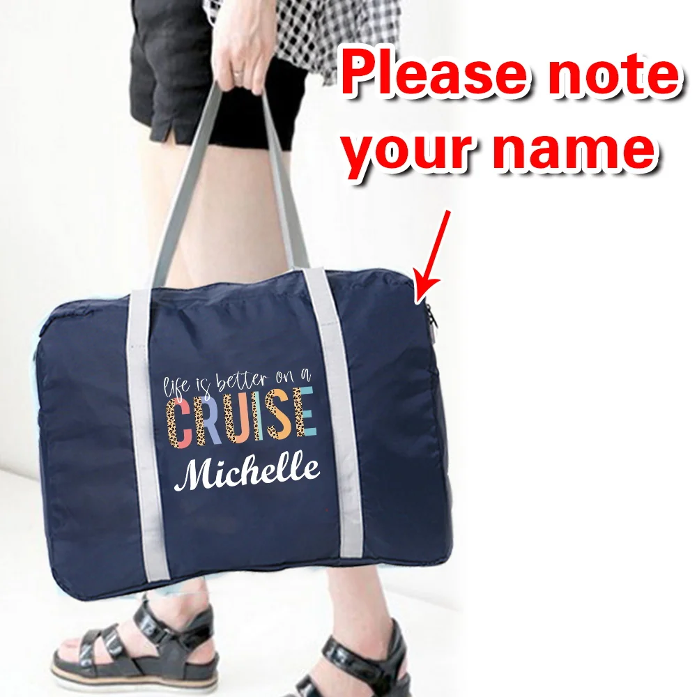 

Personalized Customized Foldable Travel Luggage Carry-on Bag Lightweight Large-capacity Sports Weekend Travel Bag