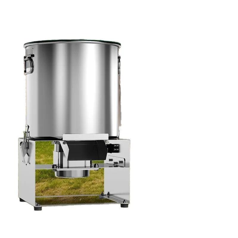

Durable Stainless Steel Grass Crusher Barrel Vegetable Crusher Feeding Chicken, Duck, Goose, Poultry Grass Cutting