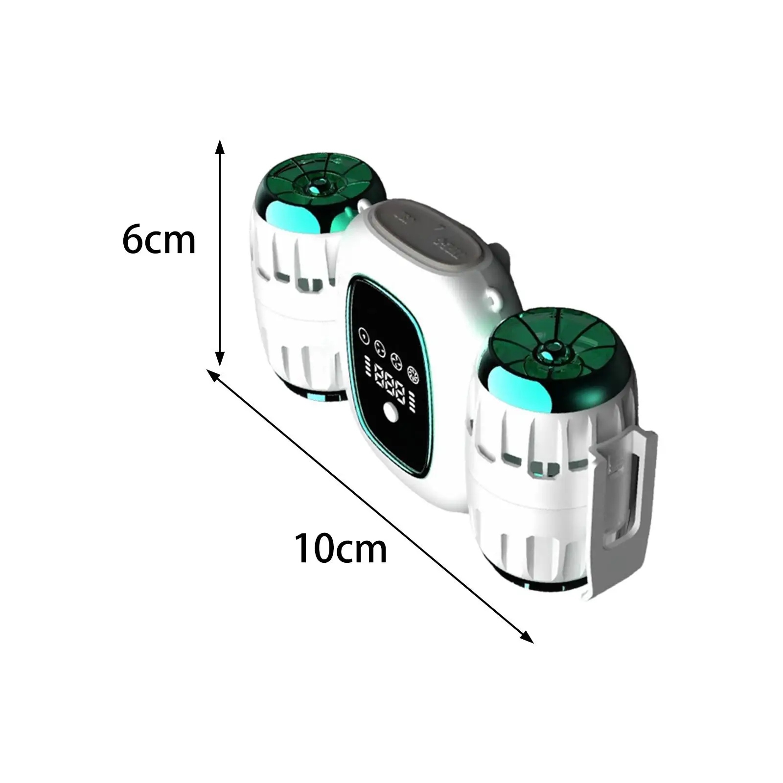 พัดลมคาดเอวพัดลมเข็มขัดแบตสำรองแข็งปรับความเร็วได้4ระดับ kipas angin gantung พัดลมคล้องคอแขวนได้สำหรับการเดินทางสำนักงานกีฬาที่บ้าน