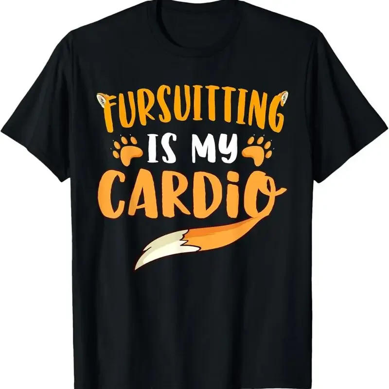 Fursuiting Is My Cardio Furry Fandom Fursona Fox T Shirt