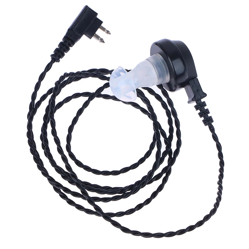 【LM】1Pcs Hearing Aid Unilateral Cord Wire+BTE Hearing Aid Receiver (2 pin) Amplifier Speaker Replacement Part