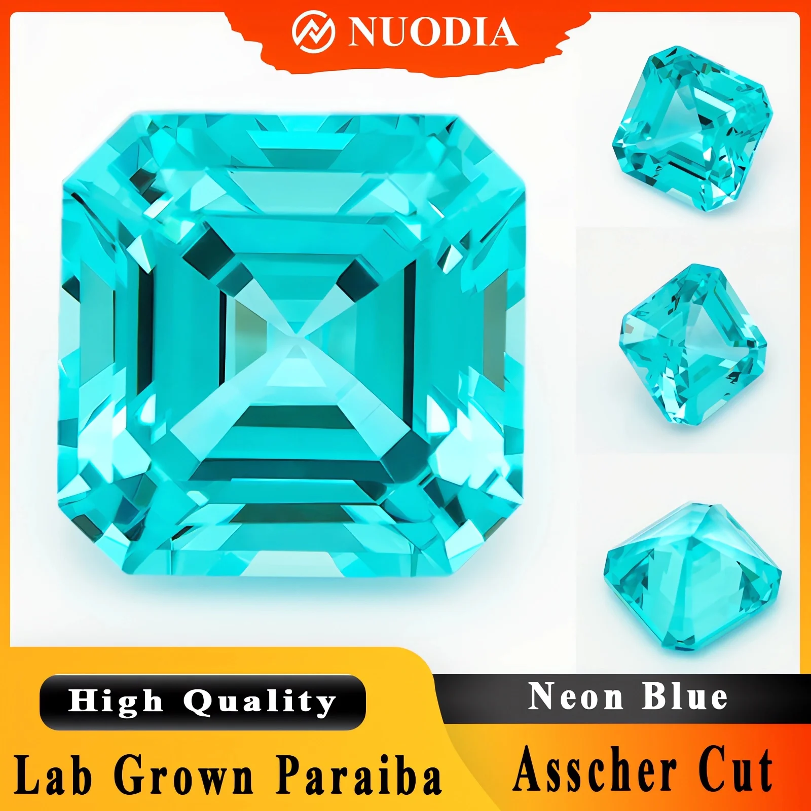 

Горячий размер, выращенный в лаборатории драгоценный камень Параиба Ашера огранки, свободные драгоценные камни Параиба для изготовления ювелирных изделий с сертификатом AGL, расширенный